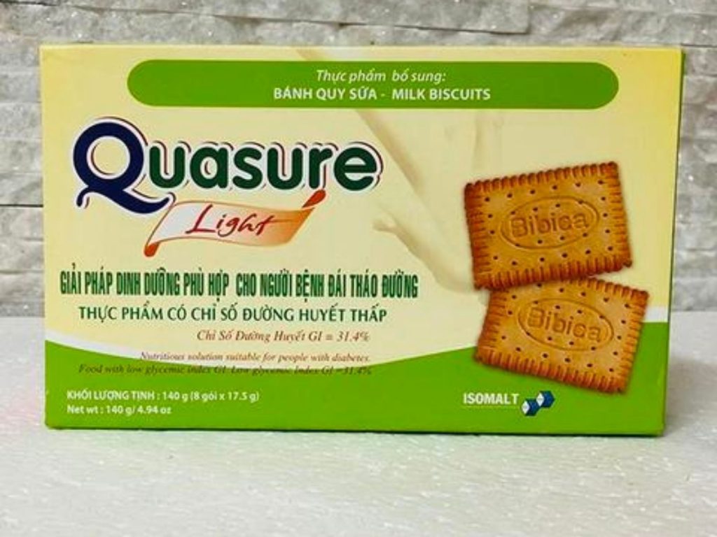 Bánh quy sữa Quasure Light cho người tiểu đường